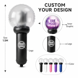 Lampe torche gonflable géante militaire personnalisée de 1,5 mètre, idéale pour les événements, concerts et magasins K-pop - Product Image 3