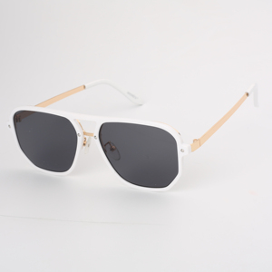 Gafas de sol unisex OEM New Trendy SP10333 con protección UV400, montura completa, patillas metálicas, para uso en exteriores, protección solar a la moda. - Product Image 6