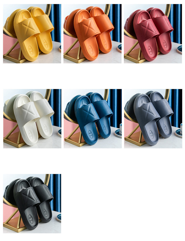 Men Women Non-Slip Platform Slippers Flat EVA Thick Sole Sandals Shoes Slides Shoes Slippers