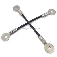 Câble de sécurité anti-chute en acier inoxydable 304 norme AISI, avec terminaison œillet/œillet pour suspension de lampe, finition 2B, personnalisable