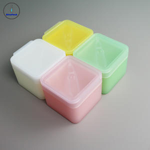 กระปุกพลาสติกทรงสี่เหลี่ยมสำหรับใส่ผลิตภัณฑ์เครื่องสำอาง ขนาด 300 กรัม พร้อมไส้ในสำหรับเปลี่ยน ใช้สำหรับบรรจุภัณฑ์มาส์กหน้า ครีมบำรุงผิว ครีมบำรุงรอบดวงตา ฝาเกลียว - Product Image 2