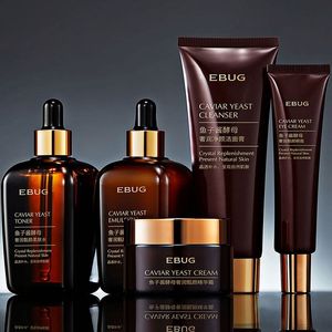 Ensemble de soins de la peau du visage EBUG coréen personnalisé, <span class=keywords><strong>Caivar</strong></span>, blanchissant, hydratant, anti-âge, lissant, à base de plantes - Product Image 2