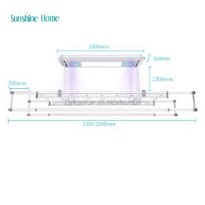 Smart Sensor-Type Indoor Aluminium Electric Clothes Drying Rack Ceiling-Mounted Balcony Dry-Clothes Supplies Laundry Wall Metal - Product Image 1