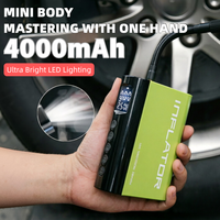 Machine de gonflage d'air ABS haute vitesse pour véhicules, 150 PSI, outil de pompage sans fil, écran LCD numérique, entretien quotidien, soin automobile