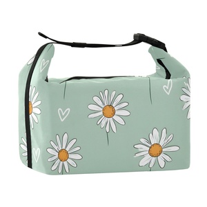 Bolsa térmica para el almuerzo con diseño de corazón de margarita curativa tropical personalizada de Hawái - Product Image 2