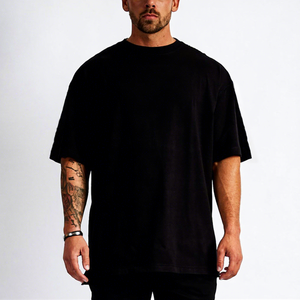 T-shirt da uomo in puro cotone 240G di alta qualità, vestibilità regolare, alla moda, a maniche corte, stampata serigraficamente, in maglia, neutra - Product Image 2