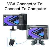 Monitor VGA XYD 7 Inch dengan Konektor VGA untuk Menghubungkan ke Komputer, Layar IPS Berwarna Definisi Tinggi dengan Garansi 1 Tahun