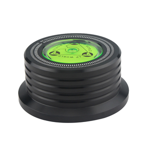 Estabilizador de Tocadiscos de Aluminio en Oferta con Nivel de Burbuja y Escala de Velocidad para Reproductor de Vinilos LP, Antivibración, Audio para el Hogar - Product Image 2