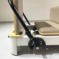 Máquina de Pilates Reformer, Plegable, Ajustable, de Aluminio Resistente y Ecológica, Equipo de Ejercicio para Estudio de Pilates y Fitness