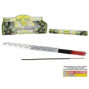 Bastoncini d'Incenso all'Aloe Vera, Confezione Doppia da 24 Pezzi, per Aromaterapia - Product Image 1