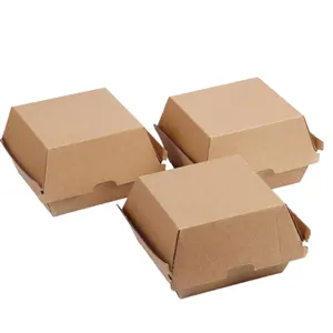 定制标志印刷气泡华夫饼包装纸盒热狗托盘容器玉米狗包装三明治盒牛皮纸食品