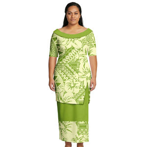 Удобная одежда: классические женские юбки больших размеров в полинезийском стиле, гавайские платья-пулетаси, традиционные женские саумские платья - Product Image 3