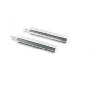 Entretoises hexagonales filetées femelles en nylon PA66 noir et blanc DIN933 M2 M2.5 M3 M4 M5 M6 pour PCB, vente directe usine