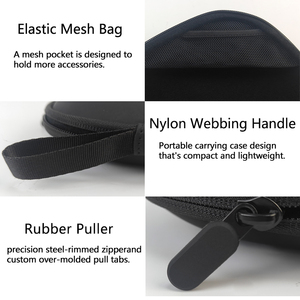 Waterproof EVA Headphone Case Accessories Portable Custom <strong>Earphone</strong> Storage Case <strong>Bag</strong> for Travel - Product Image 4