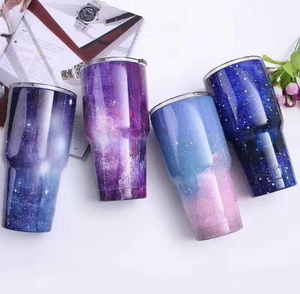 Taza de viaje aislada de vacío de acero inoxidable de doble pared de 30 oz con venta de <span class=keywords><strong>Amazon</strong></span> con tapa a prueba de fugas y paja - Product Image 5