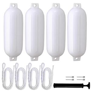 Parafango Gonfiabile per Barca in PVC Bianco Accessori per Barche Resistente ai Raggi UV Tipo G - Product Image 4