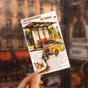 1 rouleau/pièce Ruban adhésif Car Street View Series Car Landscape Handbooks DIY Material Recycling Sticker 6 Models - Product Image 4