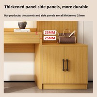 Meuble TV haut de gamme pour hôtel, porte-bagages intégré, en bois massif, design minimaliste moderne, ensemble de mobilier commercial personnalisable avec tabouret