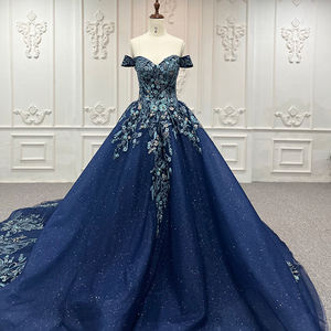 Jancember 9872 Vintage hors épaule Appliques robes femmes robe de soirée - Product Image 3