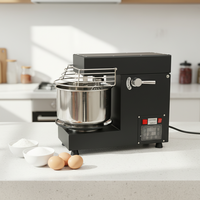 Mélangeur à spirale pour pâte de boulangerie commerciale, nouveau type, 20L, 30L, 40L, 50L, double vitesse avec tête relevable et double mouvement