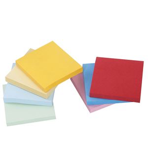 Blocs-notes adhésifs personnalisés en gros 3 <span class=keywords><strong>x</strong></span> 3 pouces, série couleur, papeterie, fournitures scolaires, autocollants en papier, index Post-it, notes adhésives - Product Image 4