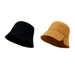 หมวกบักเก็ตปีกกว้างแฟชั่นใหม่ สไตล์ลำลอง สำหรับทุกเพศ ดีไซน์เท่ห์ เหมาะสำหรับฤดูใบไม้ผลิและฤดูร้อน ป้องกันแสงแดด ใช้ได้ทั้งกิจกรรมกลางแจ้ง การเดินทาง และกิจกรรมประจำวัน เช่น ตกปลา - Product Image 2