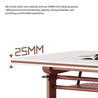 Petite table pliante en bois pour espace de bureau, minimaliste et mobile, idéale pour les salles de réunion