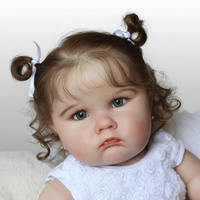 Littlerslove Muñecas Reborn Realistas de 24 Pulgadas, Muñecas de Cuerpo Suave para Niñas Grandes, Piel Pintada en 3D, Muñecas Reborn Tipo Bebé