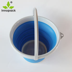 Cubo de plástico plegable redondo de 5 L, 6 L, 7 L, 8 L - Product Image 4