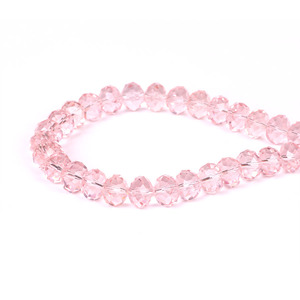 Perles de verre facettées rondes de 4 mm pour la fabrication de bijoux, collier en cristal DIY, bracelet, breloques pour femmes, accessoires artisanaux, 5 brins/lot - Product Image 6