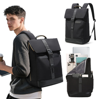 Sac à dos pour ordinateur portable élégant avec logo personnalisé, grande capacité, pour les voyages courts en plein air