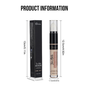 Fond de teint liquide double tête à éponge, couvrance modulable, masque les imperfections, atténue les cernes, estompe les taches, respirant, fini mat - Product Image 5