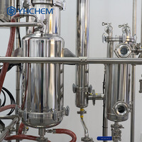 Colonne de distillation en acier inoxydable pour distillateur d'huiles essentielles aromatiques chimiques industriels