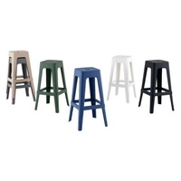 Tabourets de bar empilables sans dossier, hauteurs de comptoir, pour intérieur et extérieur, best-sellers