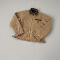 Veste bomber rétro J97 de style américain Detroit Heavyweight, motif cœur régulier, streetwear, vêtements de travail, fermeture éclair, coupe ajustée, homme