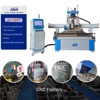 Machine de nesting CNC pour le travail du bois avec table à vide, broche 9kW, pour acrylique et gravure 3D, servomoteur