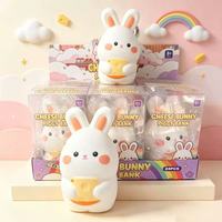 Lot de 6 jouets Squishy Géants Lapin Mignon 2027 – Jouet Anti-Stress Squishy Lapin Fromage Géant – Cadeau de Fête de Pâques