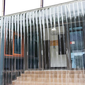 Rideau de porte insipide en <span class=keywords><strong>plaque</strong></span> de cristal <span class=keywords><strong>transparent</strong></span> en <span class=keywords><strong>PVC</strong></span> - Product Image 6