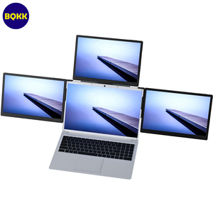 Ba di động màn hình attachable 14 "FHD IPS có thể gập lại chủ kép ba mở rộng màn hình USB Màn hình hiển thị cho máy tính xách tay - Product Image 1