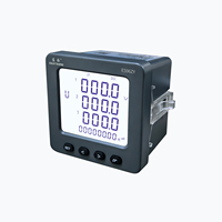 EASTSONG ES96ZY Medidor de Energía Trifásico Multifunción Clase 0.5S kWh, Factor de Potencia Activo y Reactivo, Armónicos, RS485 Modbus RTU IP65