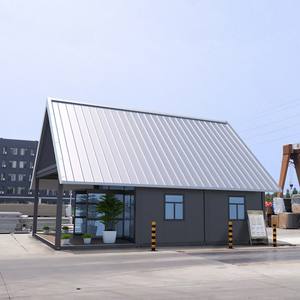 Bâtiments <span class=keywords><strong>de</strong></span> structure métallique <span class=keywords><strong>de</strong></span> conception moderne d'exportation, appropriés aux bureaux, aux garages, aux hangars, aux supermarchés, aux écoles, aux magasins, etc. - Product Image 1