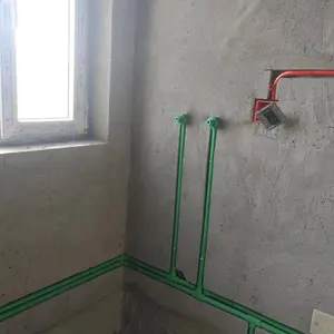 REHOME ท่อ PPR สีเขียว PPRc Pipe PPR สำหรับการก่อสร้างน้ำร้อนและอาคาร