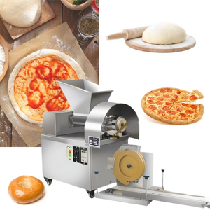 Machine à rouler la pâte à pizza entièrement automatique, motorisée, en acier inoxydable de qualité alimentaire, haute capacité, pour la production de pâte à grains agricoles, garantie 1 an - Product Image 1