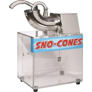 110V/220V 200W Máquina trituradora de hielo de bloque de acero inoxidable Máquina de cono de nieve Uso en restaurante