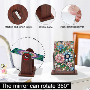 <span class=keywords><strong>Kit</strong></span> de <span class=keywords><strong>peinture</strong></span> diamant <span class=keywords><strong>Mandala</strong></span> avec miroir-Bricolage pour adultes - Product Image 5