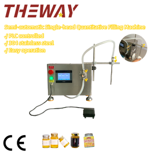 <span class=keywords><strong>Machine</strong></span> de <span class=keywords><strong>remplissage</strong></span> DC.B05 en acier inoxydable 304 - Remplisseuse de pâte liquide de qualité alimentaire 0-20 bouteilles/min - Product Image 1