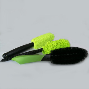 Kit de Limpieza para Auto, Juego de 6 Piezas, Herramientas de Lavado de Microfibra Verdes para Detallado de Vehículos - Product Image 3