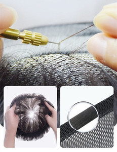 Parrucchino da <span class=keywords><strong>uomo</strong></span> HD Lace <span class=keywords><strong>invisibile</strong></span> e senza tracce, 100% capelli umani, traspirante, per la sostituzione completa dei capelli, per uso quotidiano e professionale - Product Image 4