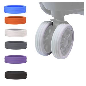 New Arrived Silicone Heavy Duty Caster Wheel Cover Luggage Wheels Cover Desk <b>Protectors</b> Luggage Suitcase Wheels Covers - Product Image 1