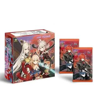 Jeu de cartes Genshin Impact, collection de personnages d'anime, cartes flash, animation, <span class=keywords><strong>belle</strong></span> fille, déesse, sœur, carte pour les enfants et les fans - Product Image 1